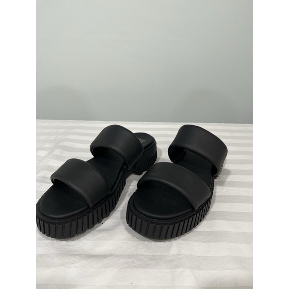 Sorel Ona Streetworks Platform Mid Heel Sandals Black Women’s Size 9 NWOB - Picture 2 of 11